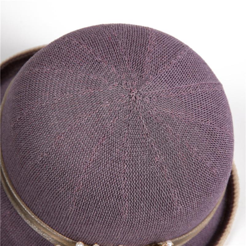 Top Hat Female Elegant Basin Hat Mom Fisherman Hat Spring Summer Sunscreen Shade Sun Hat Hat