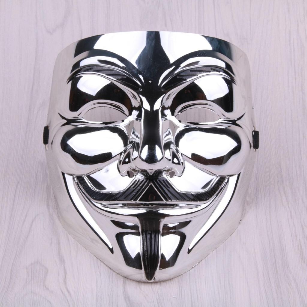 Halloween V Mask Masquerade Full Face Hacker Street Dance Mask for Men
