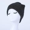 100% High Quality Wool Warm Plush Unisex Knitted Hat with Customizable Embroidery Logo for Autumn and Winter Travel