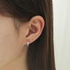 Foruje Bloem Oorbellen Piercing Goud Vrouwen Zilver