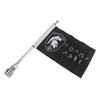 Motorcycle Flag Rear Mount Luggage Rack For Harley Sportster XL883 1200 48 72 Touring FLHT Road King Glide Fender Side Pole
