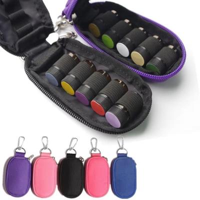10Slots Essential Oil Storage Bag Moisture-proof Shockproof Lipstick Storage Case Protective with Hanging Buckle