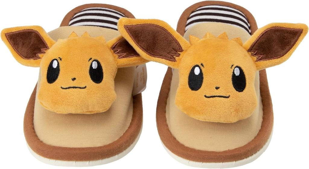Eevee Cute Comfortable Walking Slippers Stylish Brown 211632 Slippers Room Shoes Slippers Indoors Guest Shoes [Pokémon] Pokémon [Nippon Slippers]