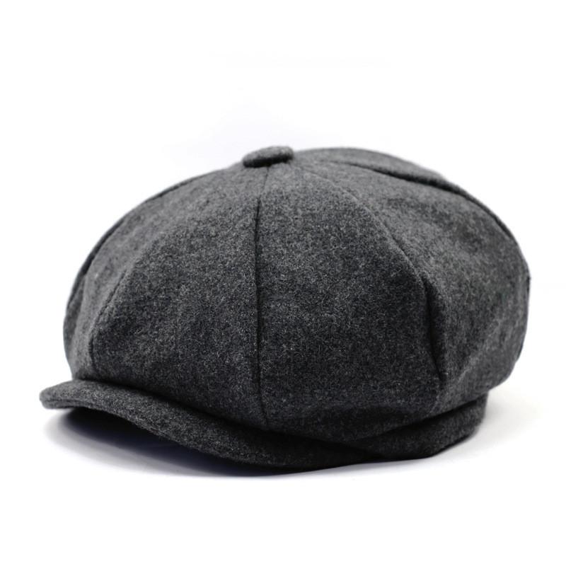Wool Blend Octagon Hat For Men Women With Adjustable Fit For Winter Outdoor Casual Wear