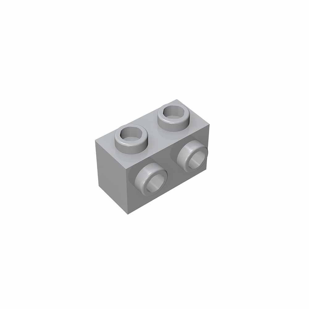 55 Stück MOC-kompatible 11211 Bausteinteile, 1x2 einseitig mit herausragendem Adapterstein, DIY Kinderspielzeug Geschenk