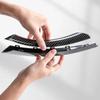 Carbon Fiber Matte Black ABS Inner Interior Door Panel Pull Handle Cover for BMW E90 E91 3-Series Sedan, Wagon 2005-2012
