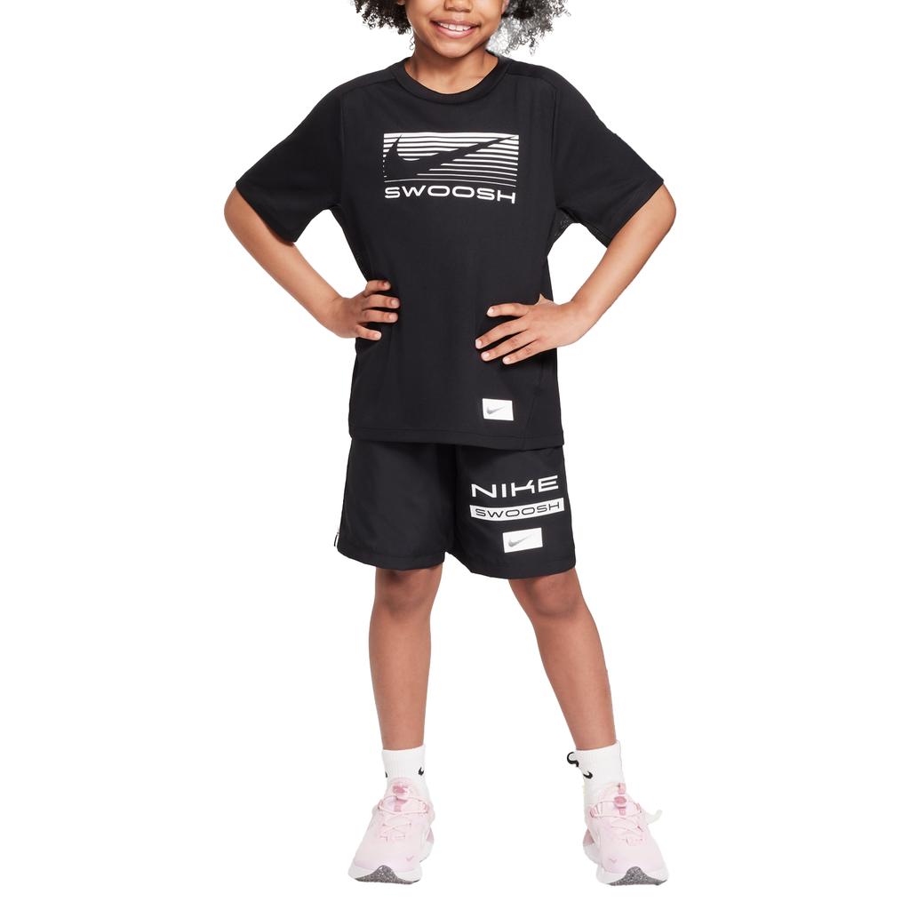 Nike Swoosh T Shirt SS25 Black Children Aged 3 7 Years Old HJ3743-010