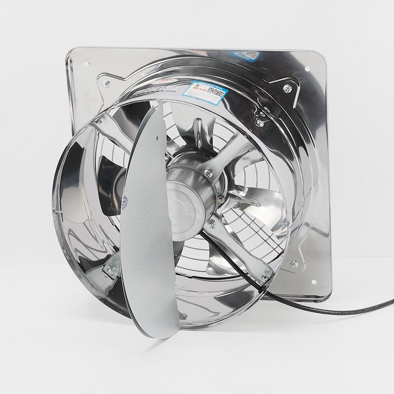 FD Series Stainless Steel Low Noise Axial Flow Duct Fan for Kitchen and Industrial Ventilation.