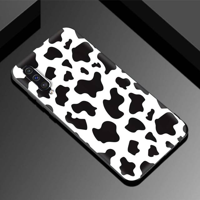 

Черный чехол для Samsung A90 5g A80 A70s A70 A60 A50s A50 A40 A30s A30 A20s A20 A20e A10s A10 A10e, чехол с милой коровкой for Samsung A90 5G