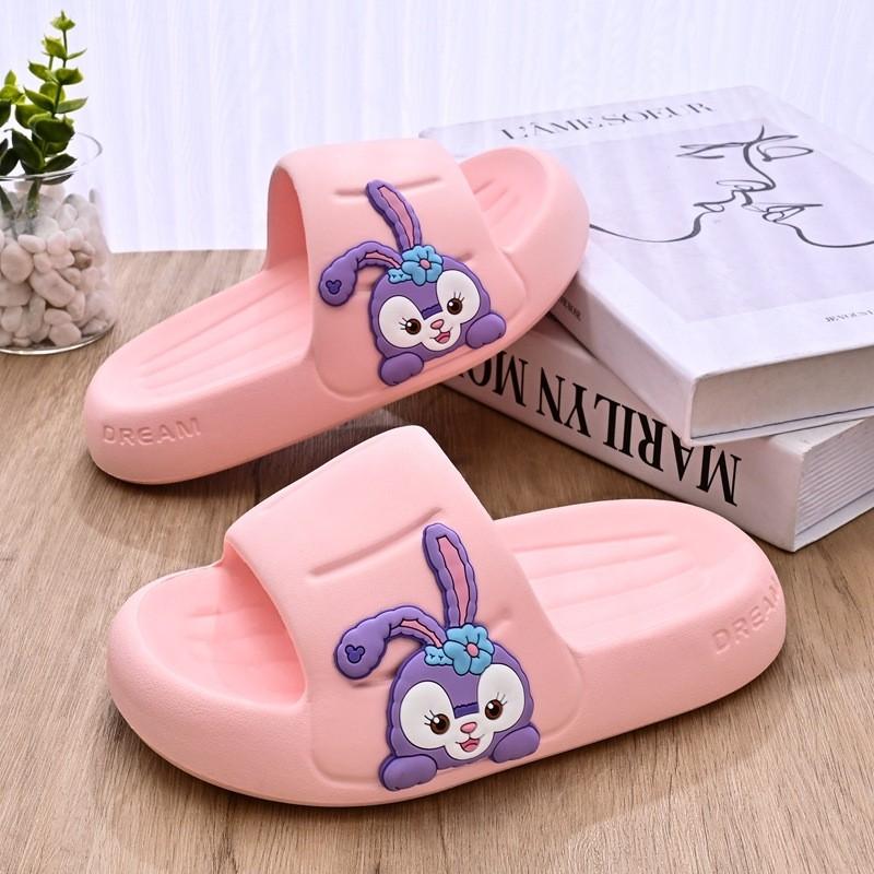 Trendy Cartoon Design Girls Summer Slippers Soft And Durable For Indoor And Outdoor Use
