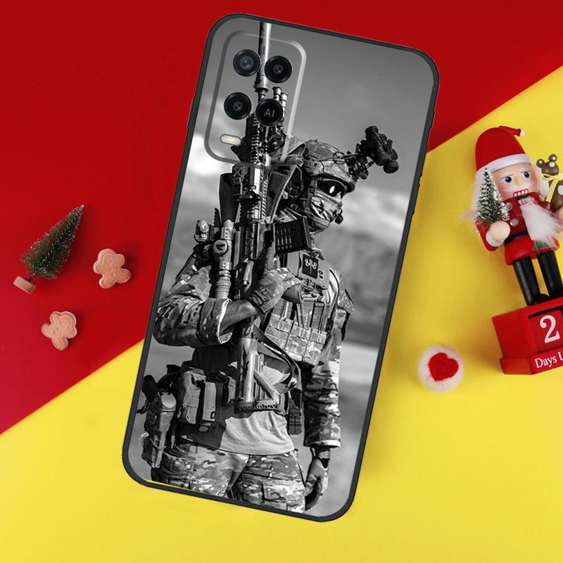 Military Army Special Forces Case For Oppo A38 A18 A58 A78 A98 A74 A94 A54 A80 A60 A40 A96 A76 A16 A15 A17 A57 A5 A6 Pro