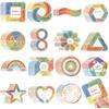 180 Pack Sensory Stickers, Textured Stickers for Daily Relaxation (15 Styles), Suitable for Office Workers In The Office or Children In The Classroom