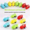 Dinosaur Toy Car With Pull Back Action For Kids Educational Play Gift