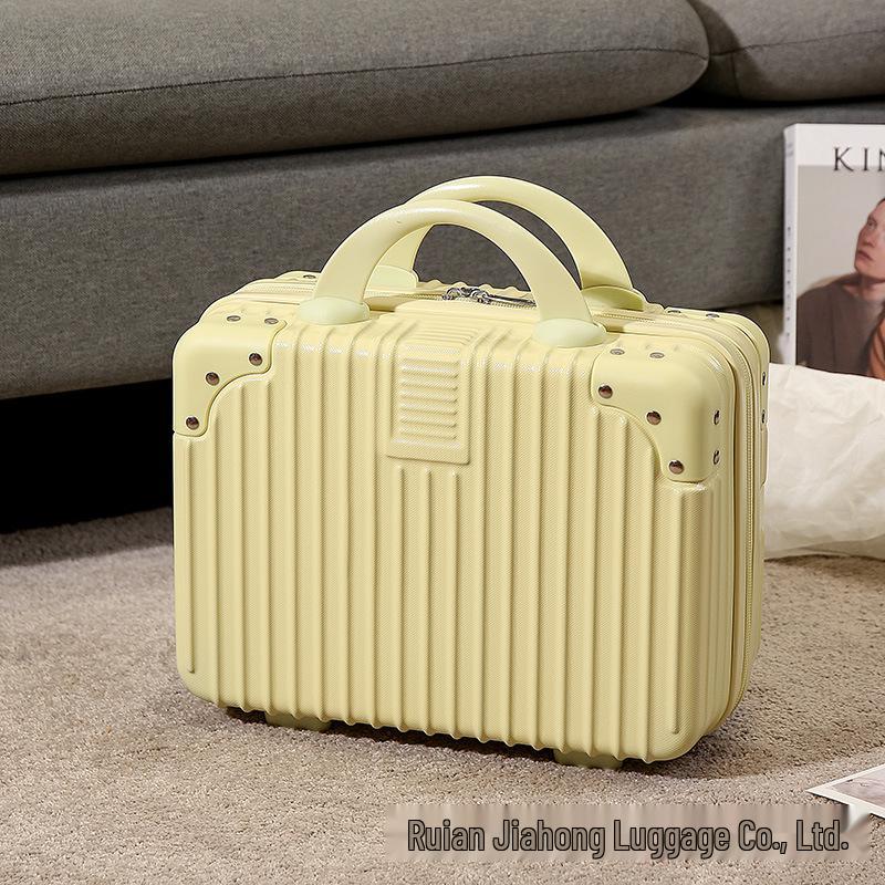 14-Inch Handheld Mini Travel Makeup Case with Password Lock