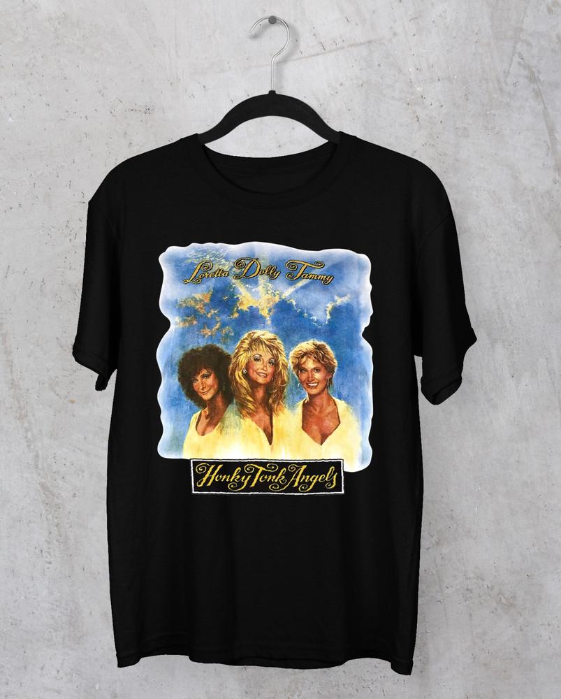 Loretta Lynn Tammy Wynette BLACK T-shirt Unisex tee All sizes 1F1868 Unisex T-Shirt XXXXL