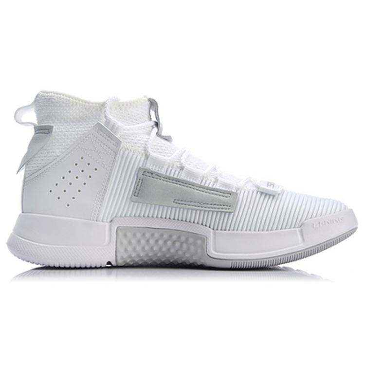 Li Ning Essence 2 Breathable Mid top Vintage Basketball Shoes Men's White AGBP029-1