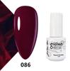 GELPOLISH Nail Art Set: Base, Top Coat, Transparent & White Gel Polishes
