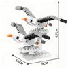 Top-Grade Knew Premium-Quality Built First-Class 3D Top-Grade Animal Construction-Kit Superior-Grade Elephanthippolionleopard Tiny Scale