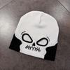 Halloween Skull Pumpkin Pattern Knitted Cap With Show Eyes Fashion Casual Hat