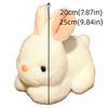 Soft Plush Rabbit Plush Doll Red Bunny Simulation Toy Cute Animal Plush Rabbit  Festival Gift