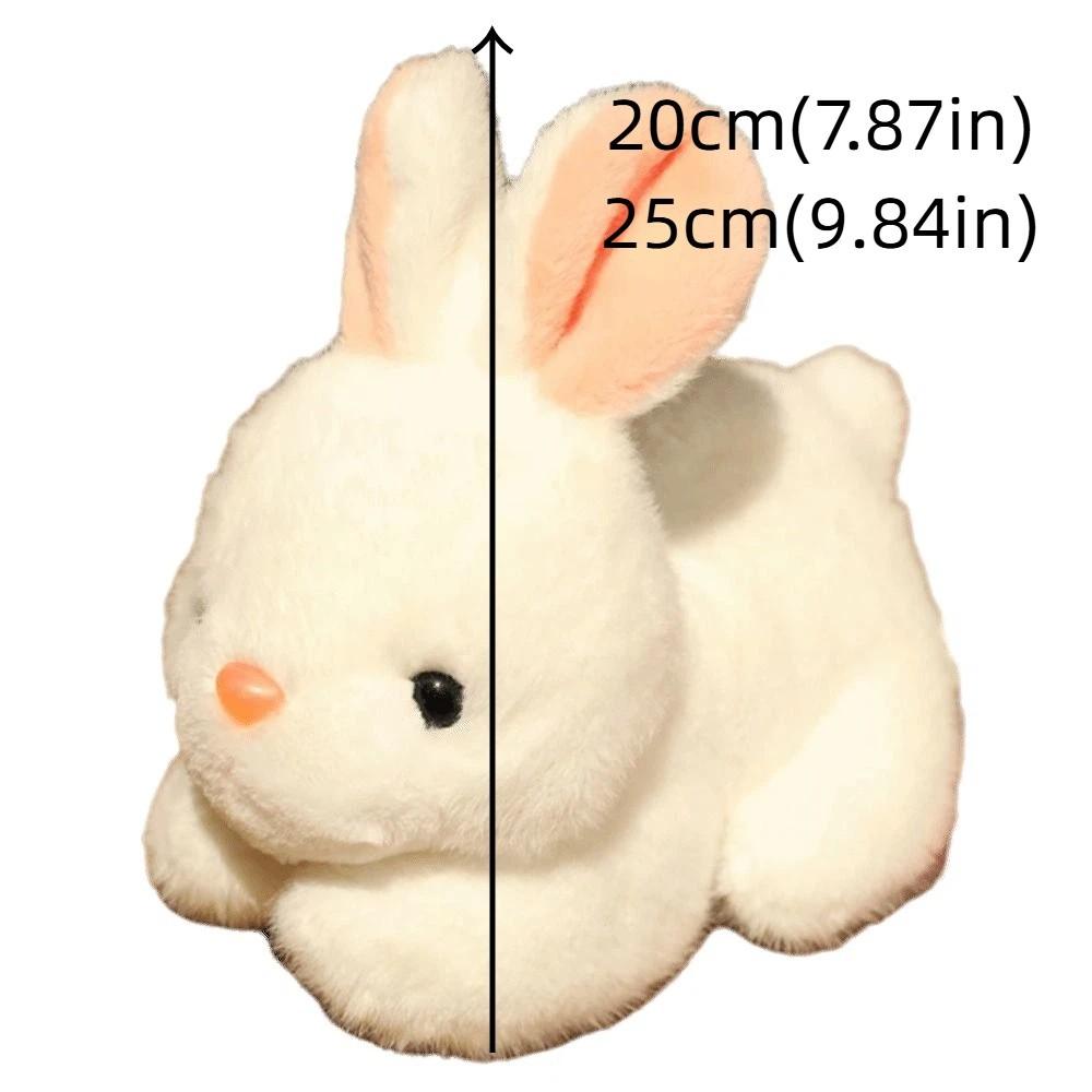 Soft Plush Rabbit Plush Doll Red Bunny Simulation Toy Cute Animal Plush Rabbit  Festival Gift