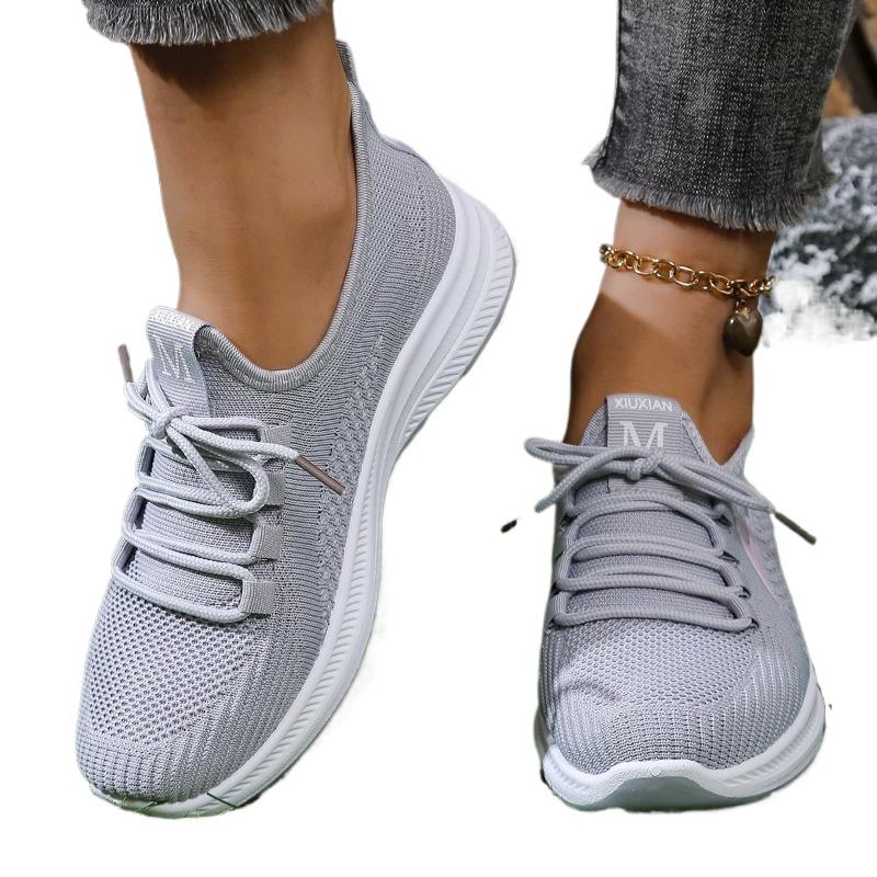 Moda 2025 Moda Damskie Buty Sznurowane Damskie Wulkanizowane Buty Nowe Casualowe Siateczkowe Hot Sale Lekkie Wygodne Oddychające Sneakersy Zapatos