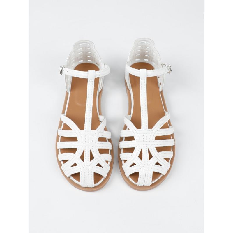 Women S Flat Roman Sandals Summer Breathable Hollow Out Vintage Style