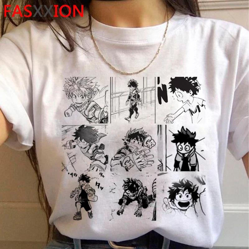 My Hero Academia Bakugou Todoroki Boku No Hero Bnha T-shirt T Shirt feUnisex Tumblr Aesthetic Clothes Harajuku Kawaii