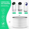 Replacement HEPA Filter for Afloia Fillo, Halo, Also Compatible with Mooka Allo Air Puri-Fier, 3-in-1 H13 True HEPA Filtration, 2 Pack