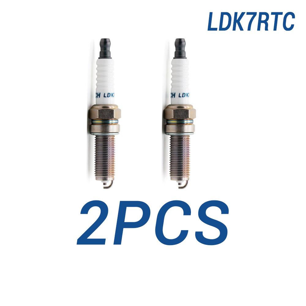 

2-8PCS Spark Plugs TORCH LDK7RTC Replace for 5847/LKR7B-9 LKR7B9 1643/LKR7E 90724/LKR7D-DE LKR7DDE Champion RER8YC XUH22TT 2 pieces LDK7RTC