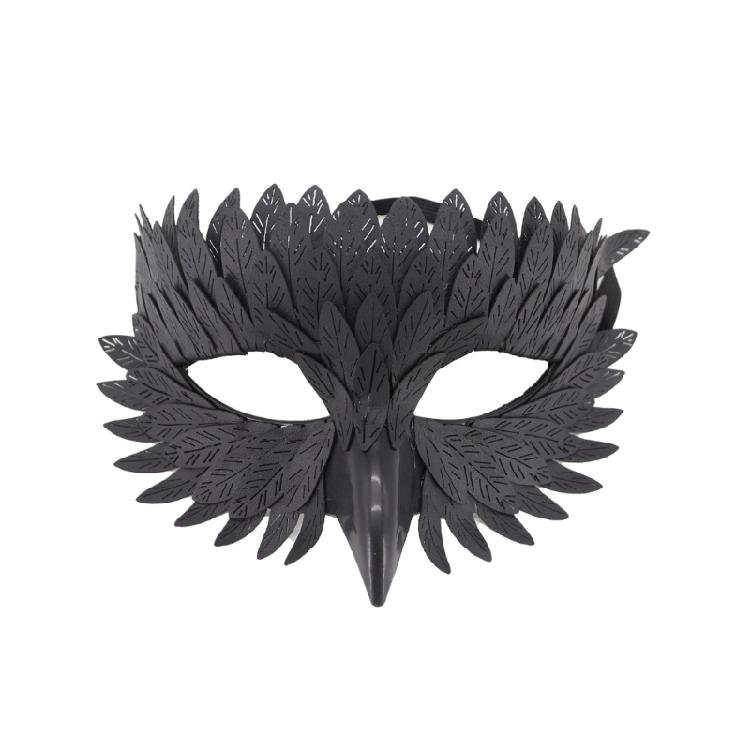 Masquerades Mask Party Mask Halloween Mask Bird Beak Mask Carnivals Mask Owl Feather Half Face Mask for Woman 1