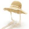 Lace bow straw hat women's sunshade sun hat seaside beach vacation hat summer big brim sun hat
