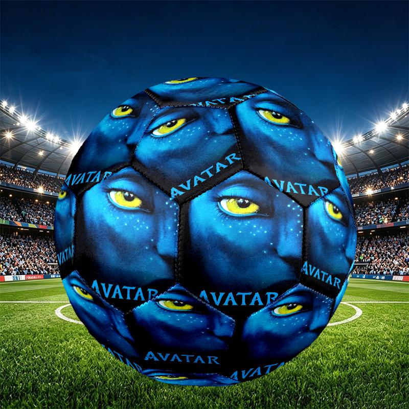 Pallone da Calcio Misura 5 con Stampa Avatar, Pallone in PU Resistente all'Usura per Allenamento Partita e Pratica Quotidiana, Regalo di Compleanno per Appassionati di Calcio