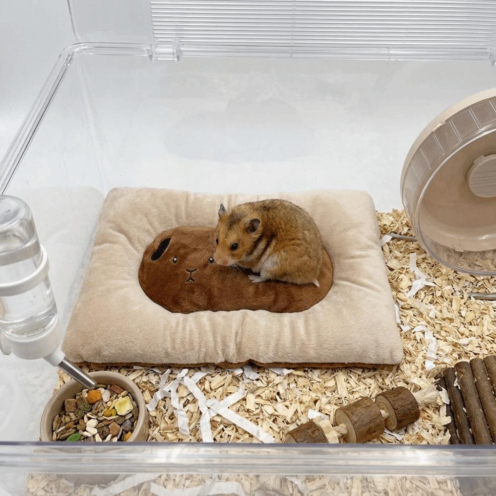 Thickened Soft Guinea Pig Plush Cushion Comfortable Small Animal Sleeping Mat Sleeping