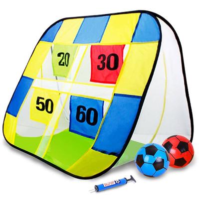 But de Football Pliable Strikeout, Ballon et Jouet de Handball, Jeu de Décompression Multijoueur d'Extérieur, Jeu Parent-Enfant, Cadeau pour Enfants, Comprend un Ballon Doux