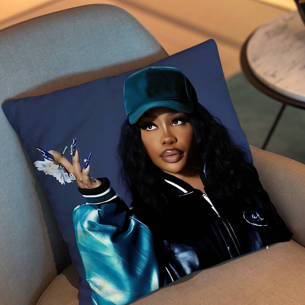 Hot Sos Ctrl Sza Pillow Cover Living Room Sofa Cushion Cover Bedroom Room Bed Pillow Cover Home Decoration