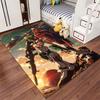 Robot Warrior in Space Scene suitable as a non-slip mat for the living room or bedroom sofa