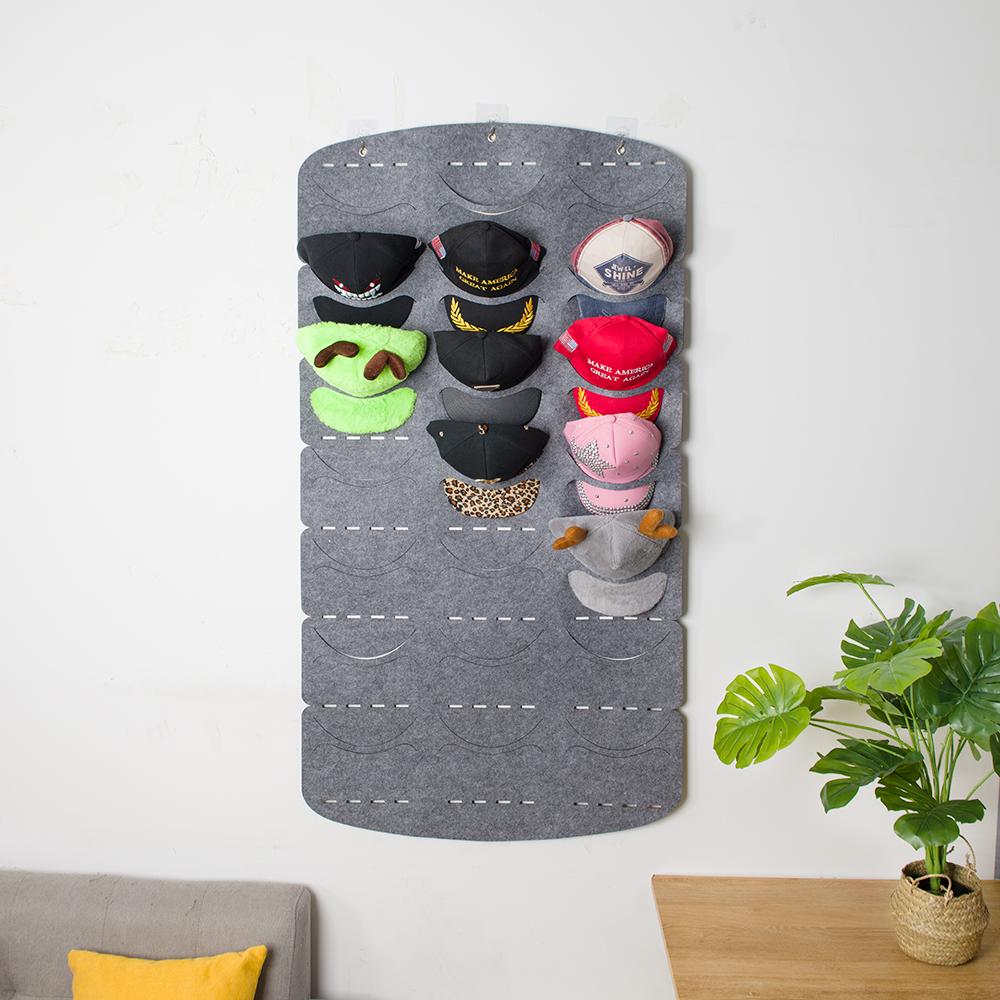 Hat Storage Baseball Hat Rack,7/21 Pocket Over The Door Organizer Cap Hat Holder Hanger For Closet With Large Pockets