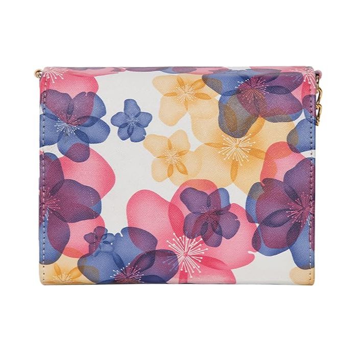 Women Girls Floral Print Sling Bag