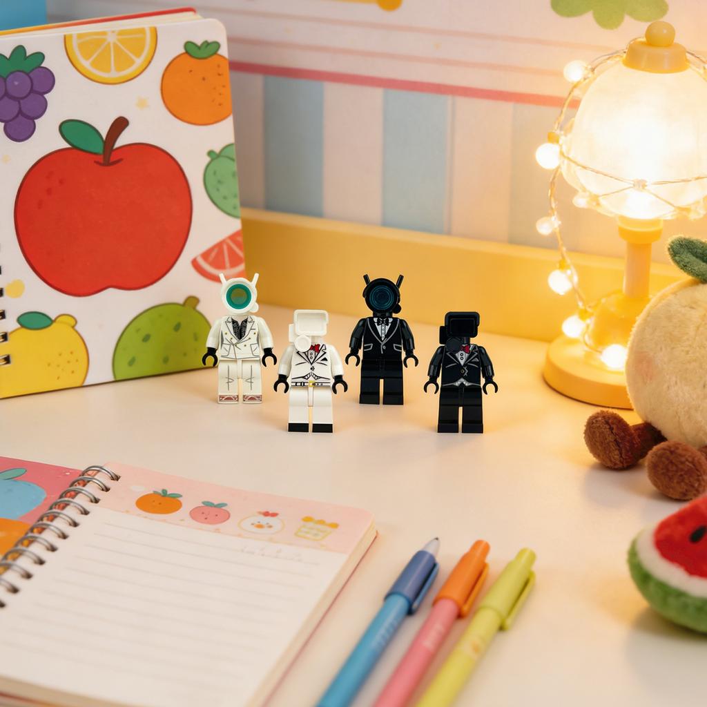 The Best Gift Set For Children'S Building Block Dolls