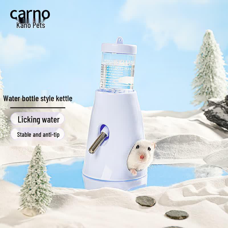 CARNO Hamster Water Bottle with Stand and Roller Ball