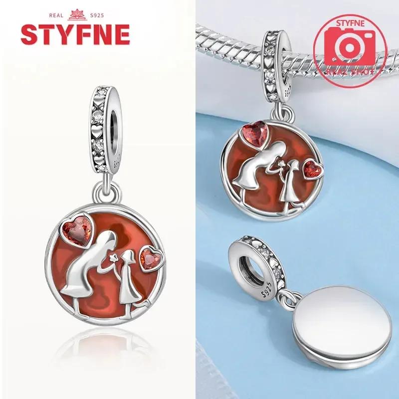 Copperoriginal Starry Sky Sunflower Green Wheat Field Oil Painting Charms Beads For Women Diy Fine Jewelry Gift