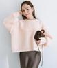 Yours Wool Blend Cropped Crew Neck Knit Size Pink BEXU1682, Women's, M,