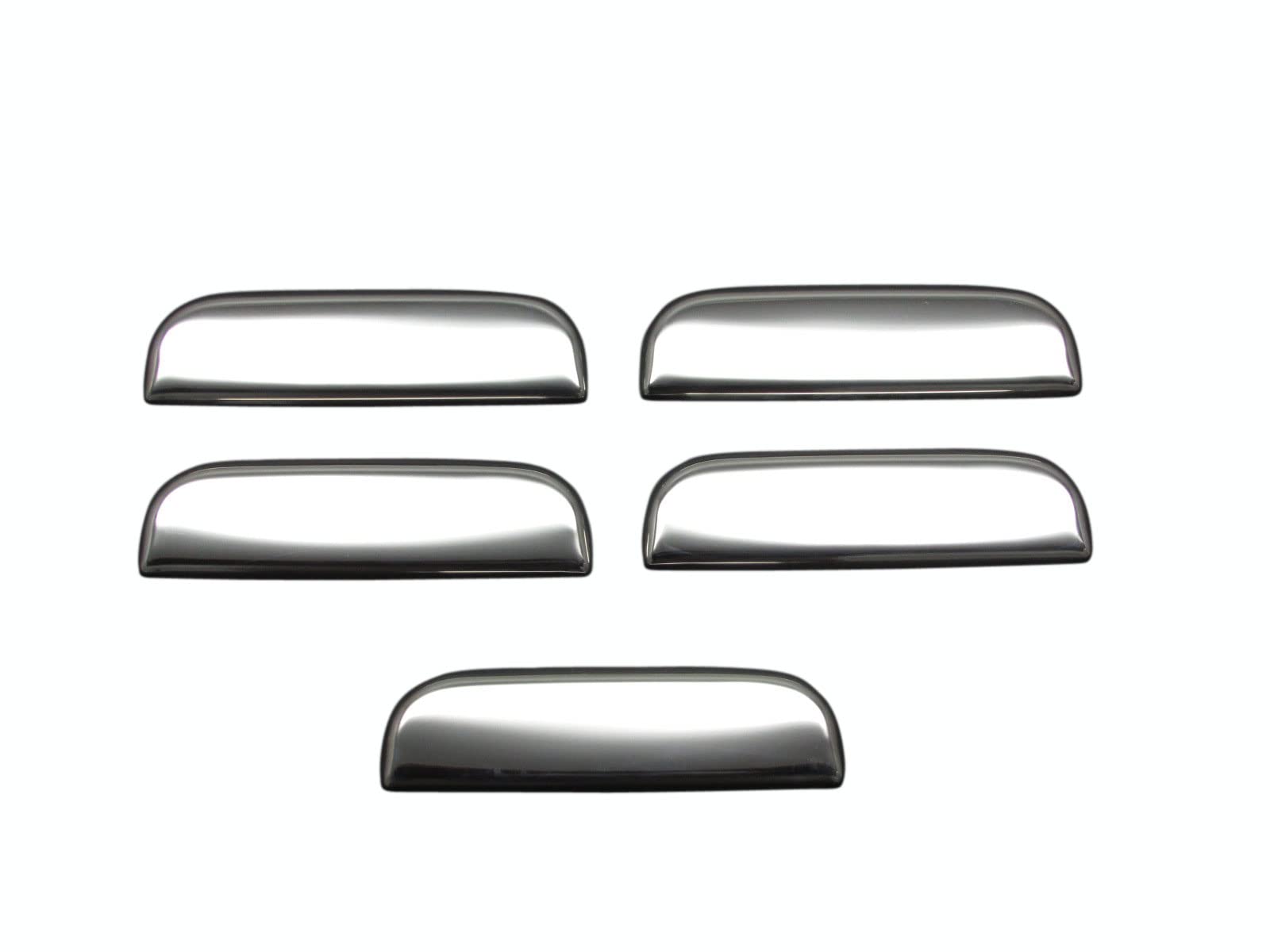 

BRIGHTZ Finish Stainless Steel Door Handle Covers for Toyota Pleo Compatible with and V2 Numbers 1 and Ultra-Mirror (5-Piece Set) RA/RV