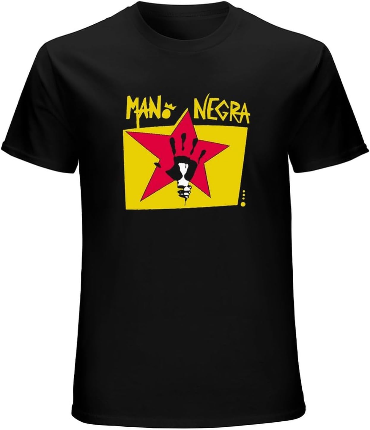 Mano Negra Manu Chao King of Bongo 1991 Album Cover T-Shirt Black S чёрный