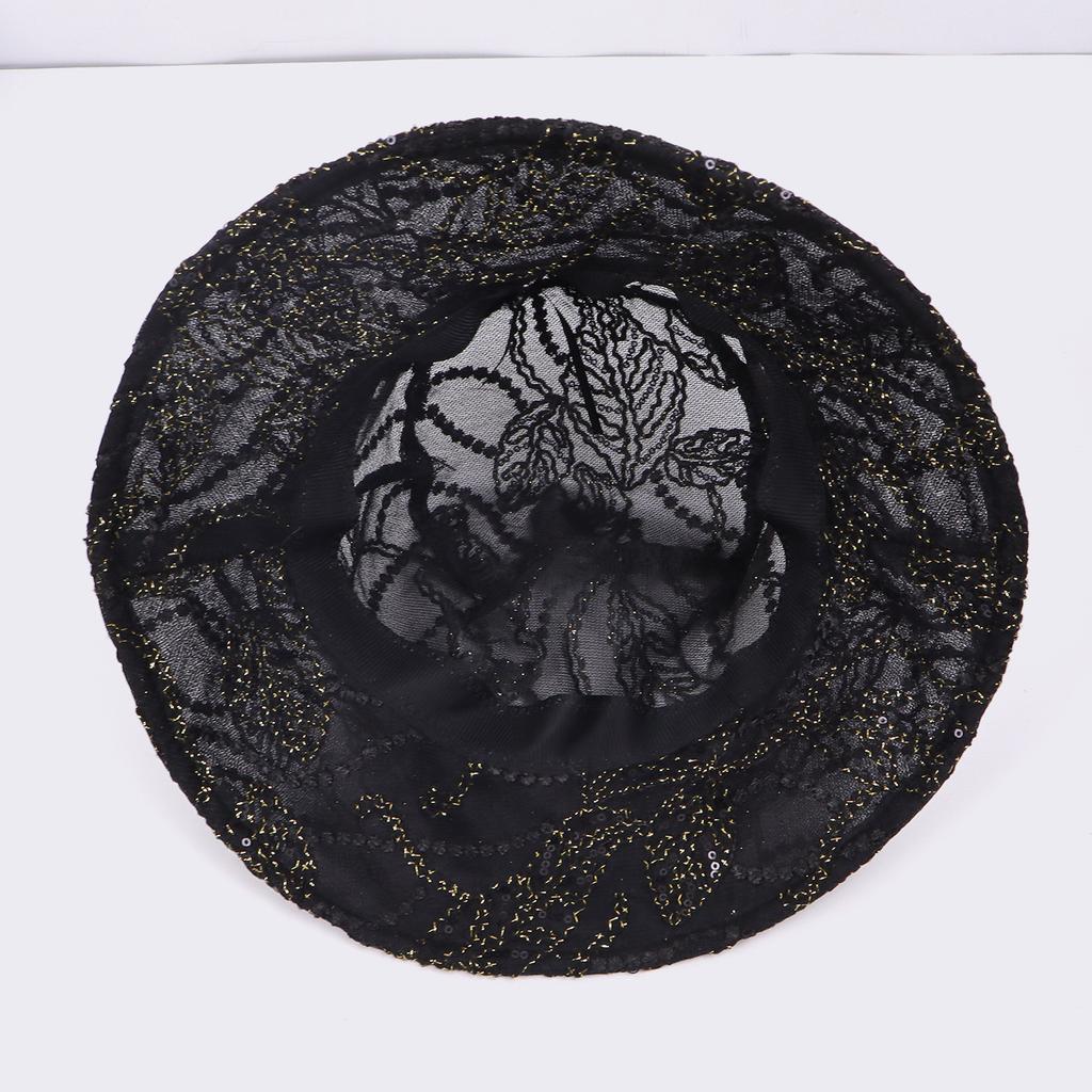 Sequin Mesh Fisherman's Hat Children Show Their Faces Small Versatile Bucket Hat Summer Thin Breathable Sun Hat Sunscreen Basin Hat