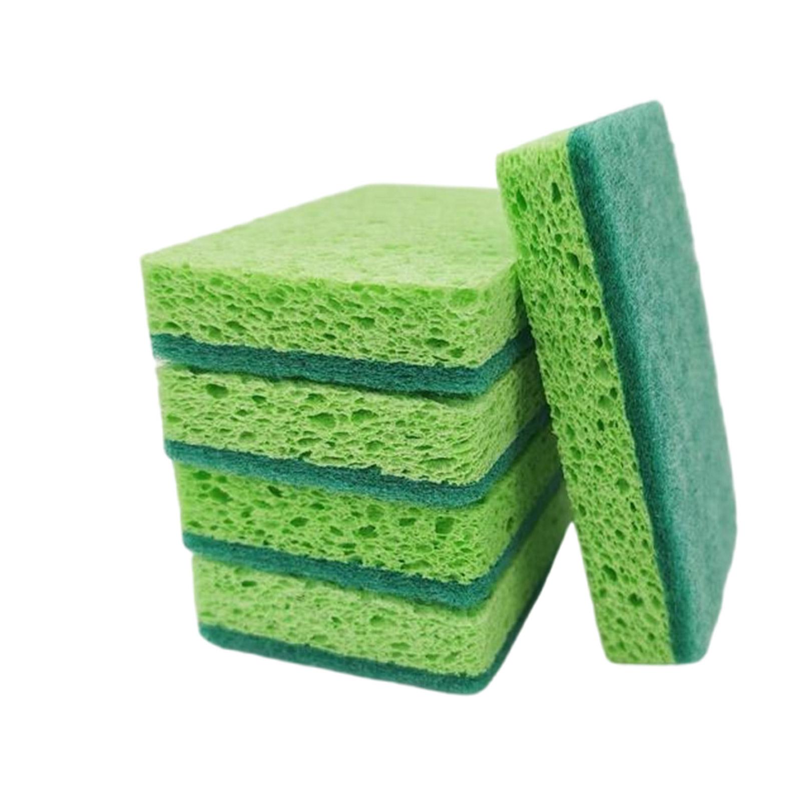 

Pack Of 5/10 Kitchen Dish Sponge Stain Remover For Kitchen Cleaning Double Sided High Absorbency And Easy To Use B5