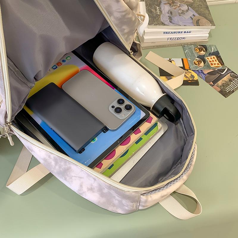 Sac d'école pour lycéen(ne)s, sac à dos grande capacité pour femmes