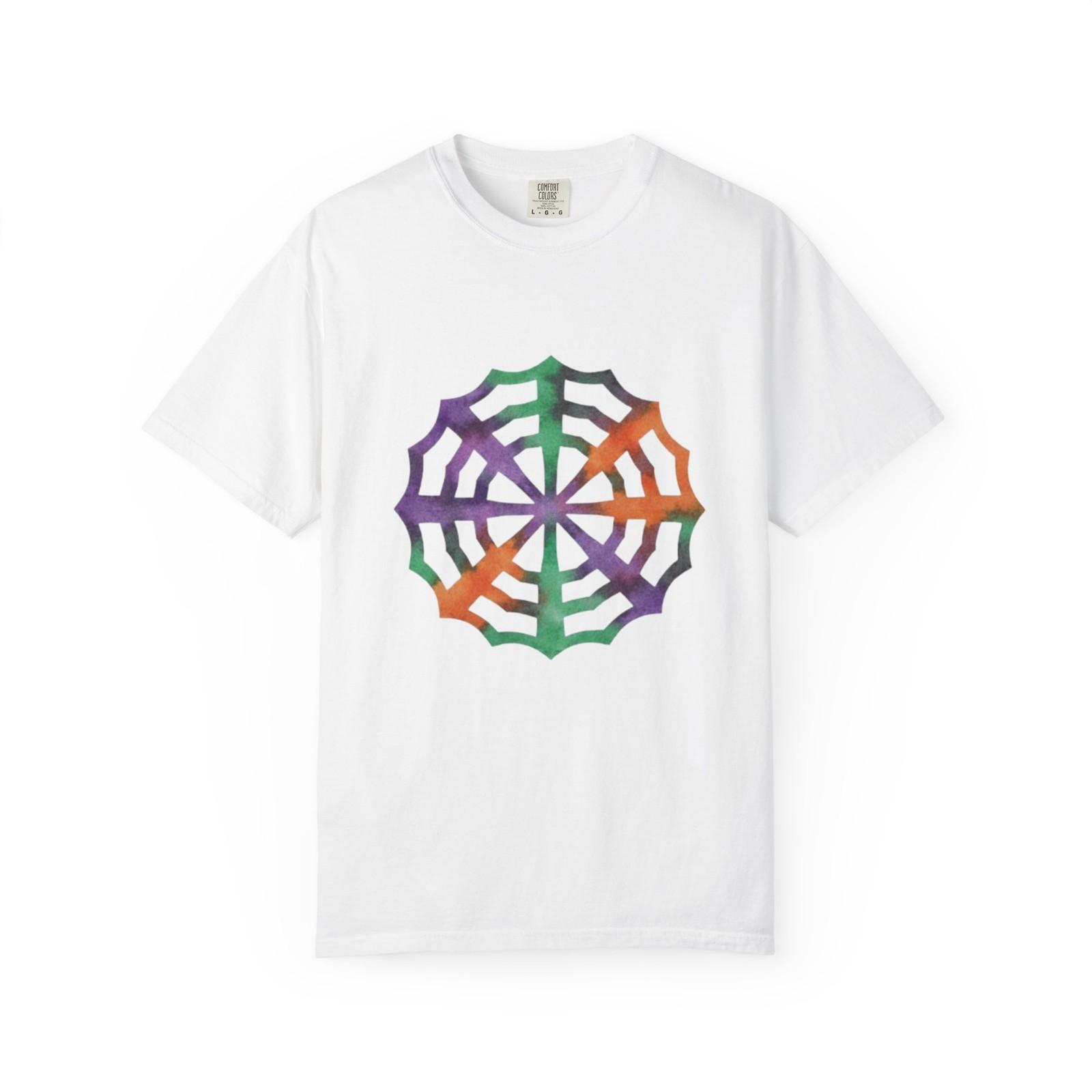 Colorful Mandala T-Shirt for Relaxed Style, Unisex Summer Tee, Trendy [...] S разноцветный