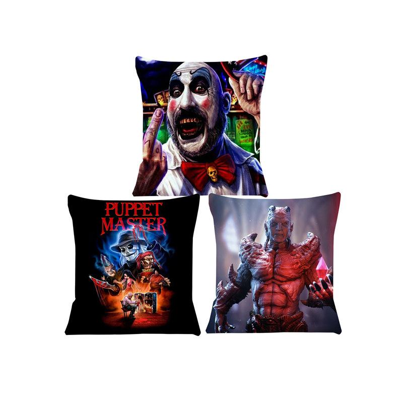 New Cushion Cover Horror movie series Pillow Case x Chair cushion Home Decorative Throw Pillow Cover Car SJ